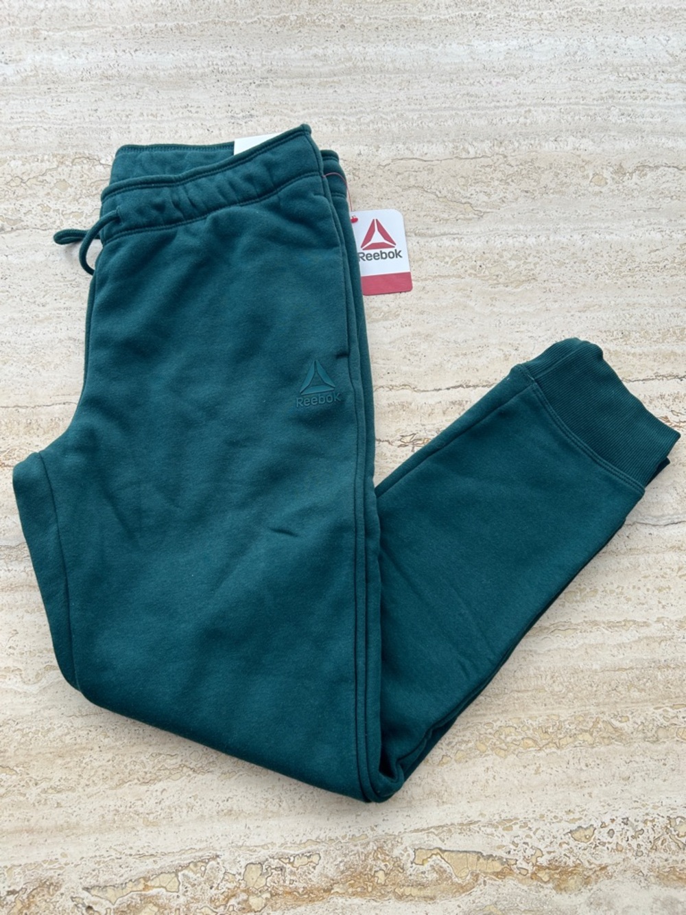 NEW 🆕 Reebok Women’s Fleece Joggers Dark Teal with pockets / new with tags